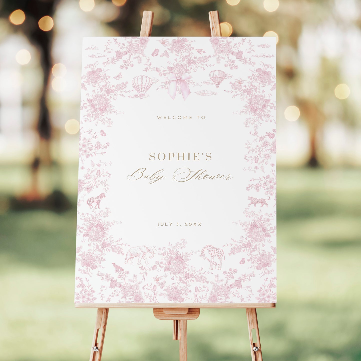 Baby Shower Stationery Bundle — Invitations, Signs, Games & More | Canva Templates for Planners & Hosts