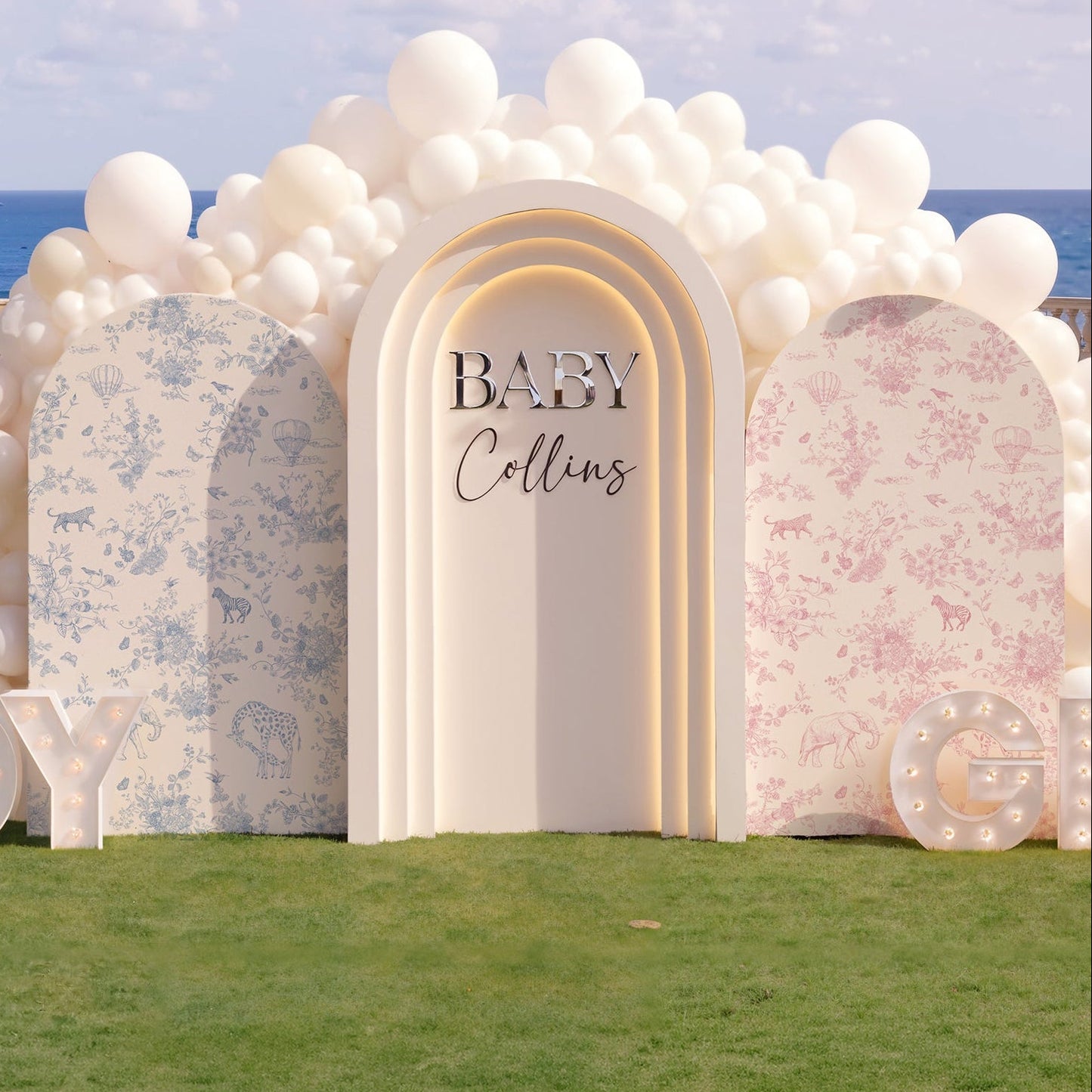 Printable Matching Backdrop - All 3 Colors