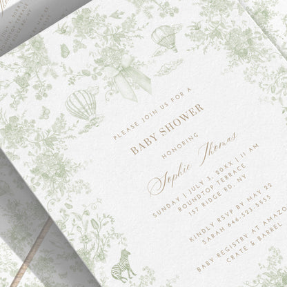 Baby Shower Stationery Bundle — Invitations, Signs, Games & More | Canva Templates for Planners & Hosts