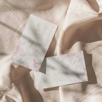 Blush Pink Safari Toile Baby Shower Collection - House of Paper Blooms