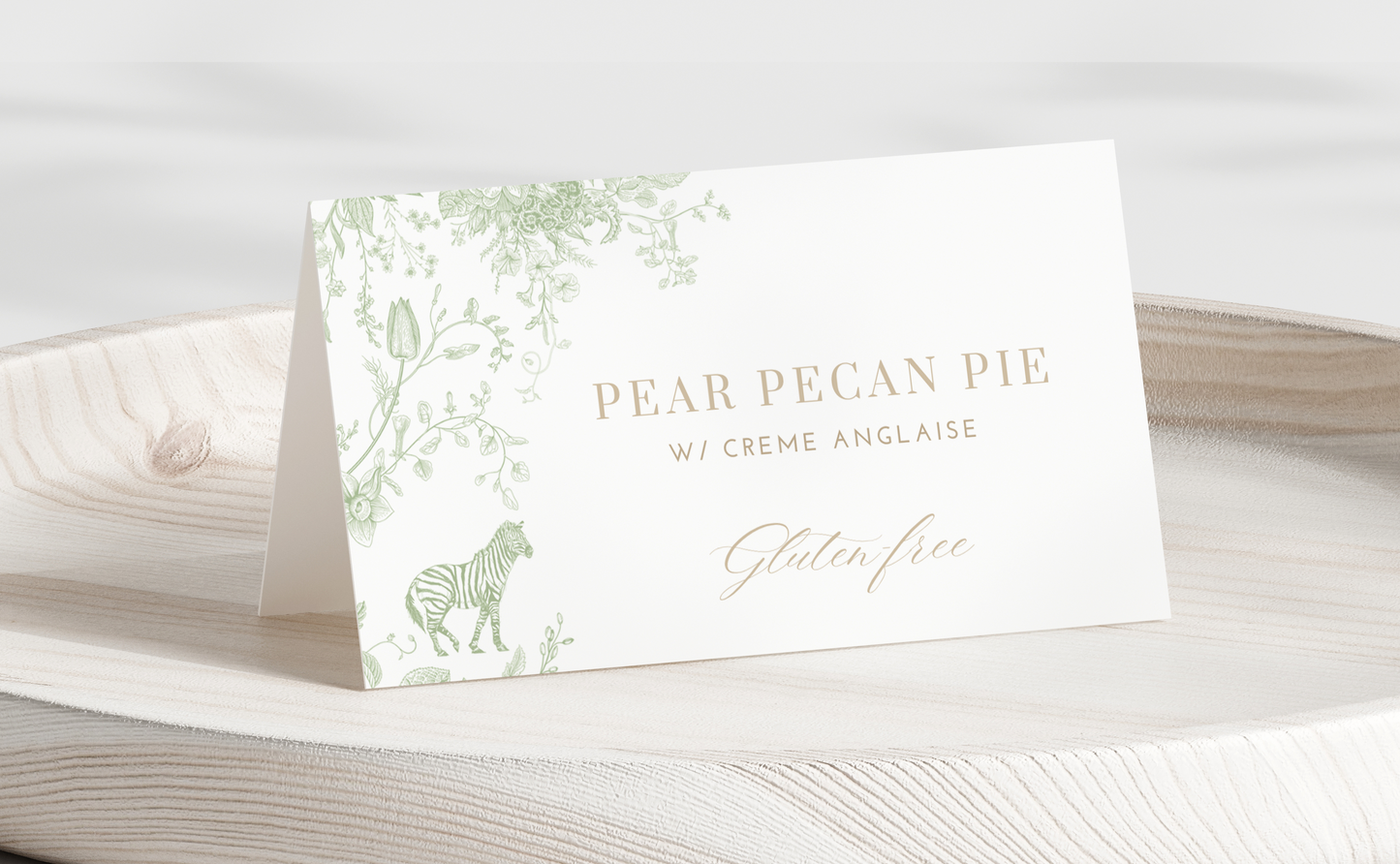 Green Safari Toile Baby Shower Bundle - Invitations, Signs, Games & More | Canva Templates