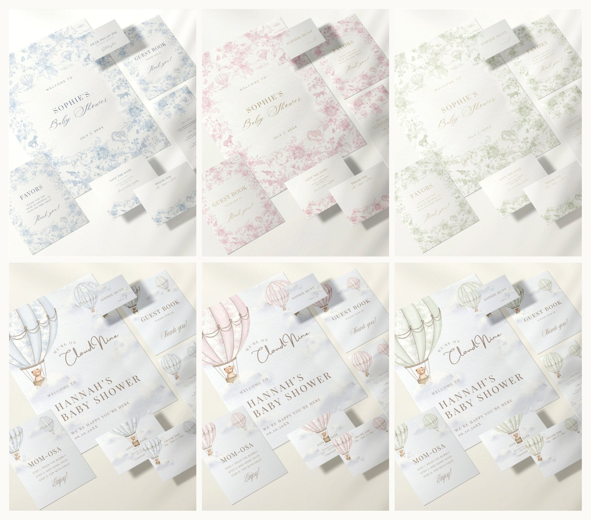 The Complete Baby Shower Bundle - House of Paper Blooms