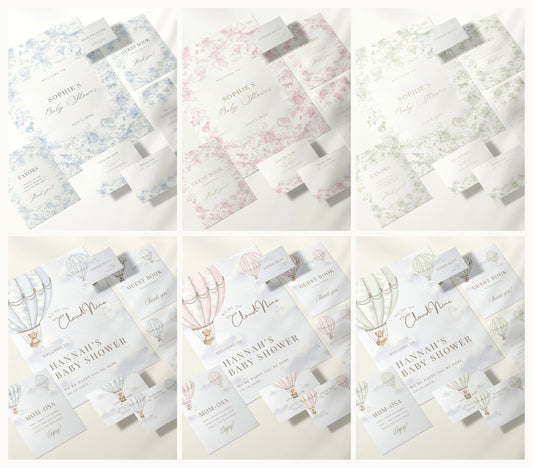 The Complete Baby Shower Bundle - House of Paper Blooms